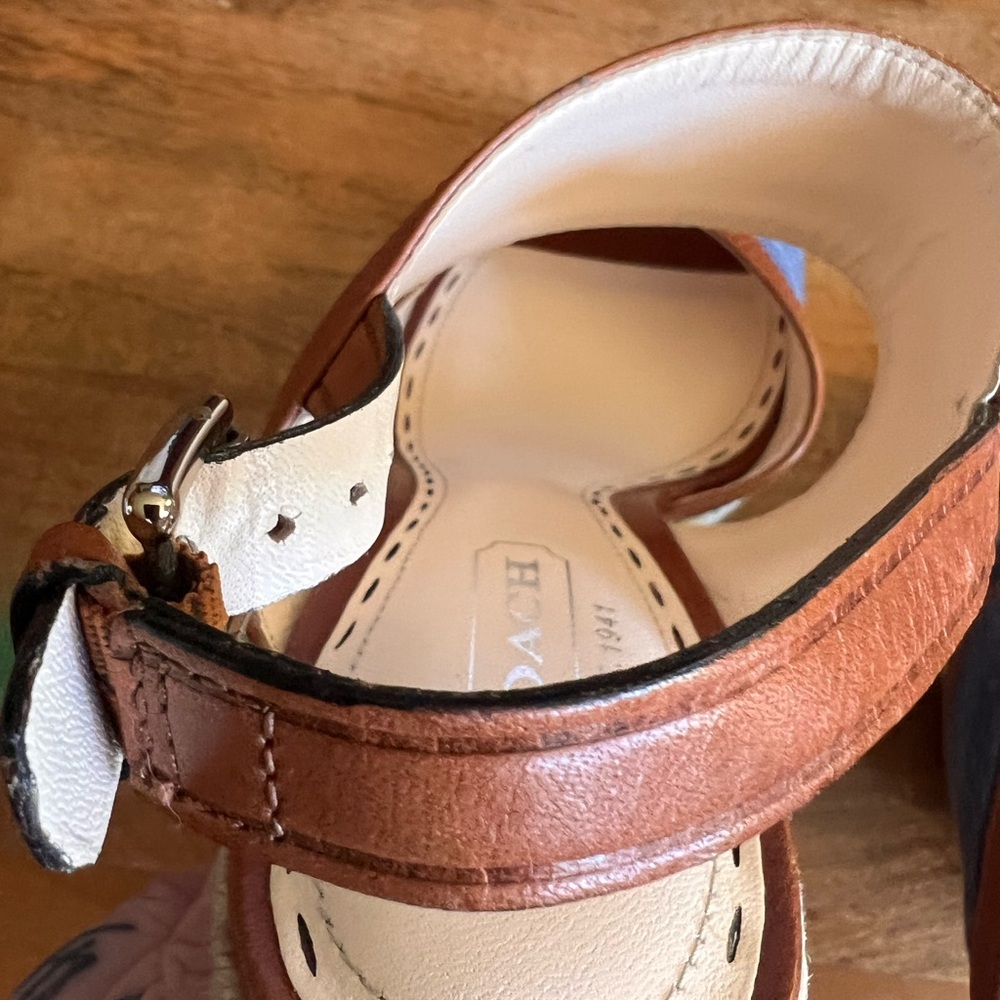👠 🚨 Coach Denim Espadrille Heels | Size 6 🚨 - Picture 8 of 10